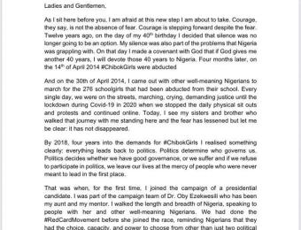 Aisha-Yesufu-Statement-PeterObiWillNotWalkAlone-