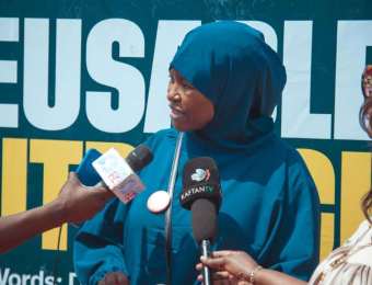 Special Guest at the Thrive For Her Foundation Reusable Pad outreach, Durumi IDP Camp, November 2025. The work of Developed Abuja For All remains urgent and unending.