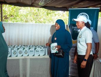 Special Guest at the Thrive For Her Foundation Reusable Pad outreach, Durumi IDP Camp, November 2025. The work of Developed Abuja For All remains urgent and unending.